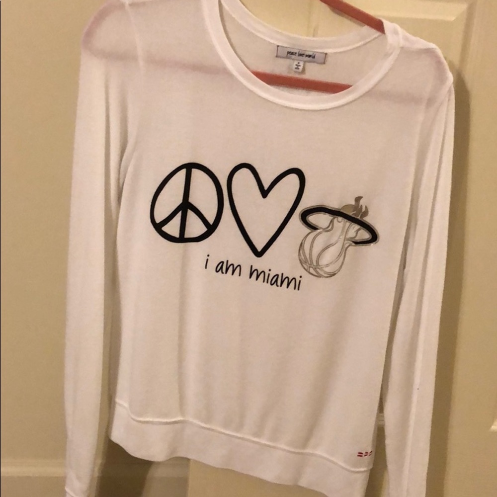 Peace Love Miami Top